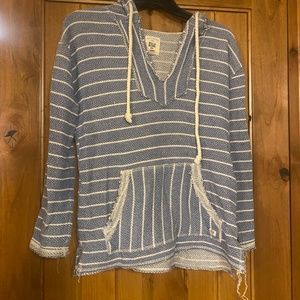 Billabong Women's Blue Surf Hoodie Sweatshirt Size Small